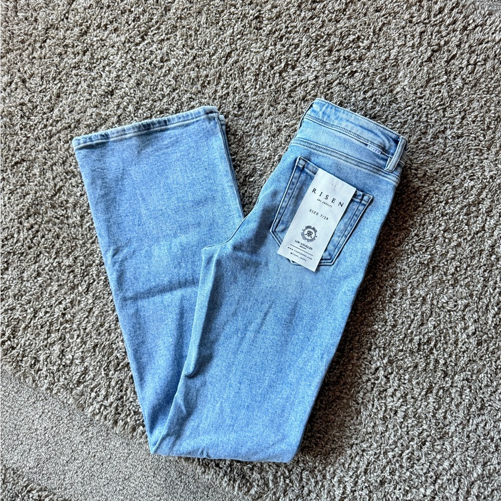 Risen Light Blue Women's Boot Cut Jeans